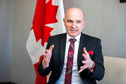 MIKAELA MACKENZIE / WINNIPEG FREE PRESS

Federal Tourism Minister Randy Boissonnault in Winnipeg on Thursday, March 30, 2023.  For Gabby story.

Winnipeg Free Press 2023.