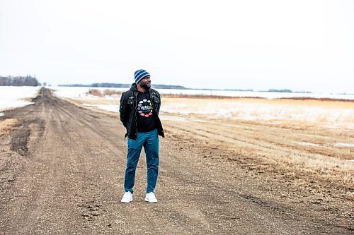 MIKAELA MACKENZIE / WINNIPEG FREE PRESS

Seidu Mohammed poses for a photo near where he crossed the border in Emerson on Monday, April 3, 2023.  For Chris story.

Winnipeg Free Press 2023.