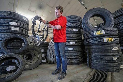 RUTH BONNEVILLE / WINNIPEG FREE PRESS 

Local  - Highway 75 - Integra tire repair shop in Morris

Randall Reimer, owner of Integra Tire in Morris, holds up a shredded tire the was left on his doorstep this morning from a motorist driving on Highway 75 earlier in the morning who hit pot hole which shredded his tire. 

Randall Reimer, who owners Integra Tire in Morris, said his garage fixes about one vehicle every business day that sustained some kind of damage on Highway 75. Usually, it's one or more cracked rims or blown tires. 

See story by  Chris Kitching on the dangerous condition of southbound Highway 75 to the border, one of the most important highways in Manitoba. 

April 4th, 2023
