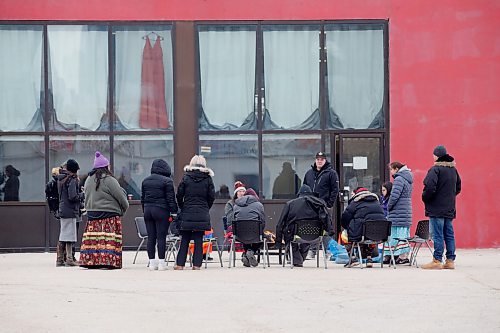 JOHN WOODS / WINNIPEG FREE PRESS
People gather to remember Linda Mary Beardy whose body was found in Brady Landfill Tuesday, April 4, 2023. 

Re: May