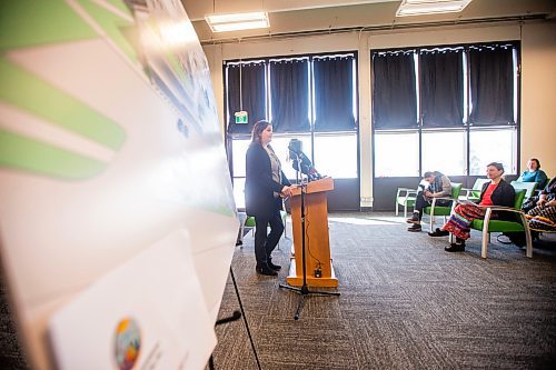 MIKAELA MACKENZIE / WINNIPEG FREE PRESS

Tammy Christensen, executive director of Ma Mawi Chi Itata Centre Inc, speaks at the new Winnipeg Indigenous Friendship Centre plan unveiling in Winnipeg on Thursday, April 6, 2023. For Malak story.

Winnipeg Free Press 2023.