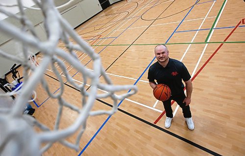 JOHN WOODS / WINNIPEG FREE PRESS
Cadin Dupasquier who volunteers with Winnipegn Minor Basketball is photographed  at Bronx Park Community Centre Sunday, April 9, 2023. 

Re: Epp