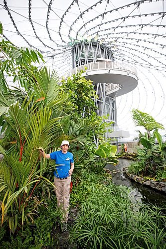 Mike Deal / Winnipeg Free Press
Euguenia Druyet Zoubareva, Lead Horticulturist at The Leaf.
See AV Kitching story
230414 - Friday, April 14, 2023.