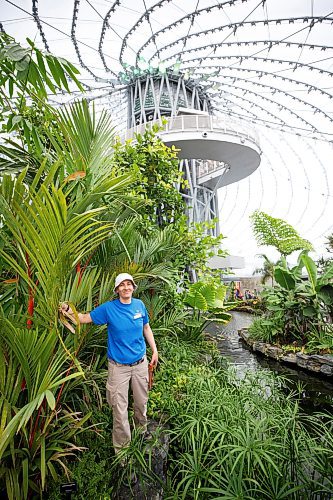 Mike Deal / Winnipeg Free Press
Euguenia Druyet Zoubareva, Lead Horticulturist at The Leaf.
See AV Kitching story
230414 - Friday, April 14, 2023.