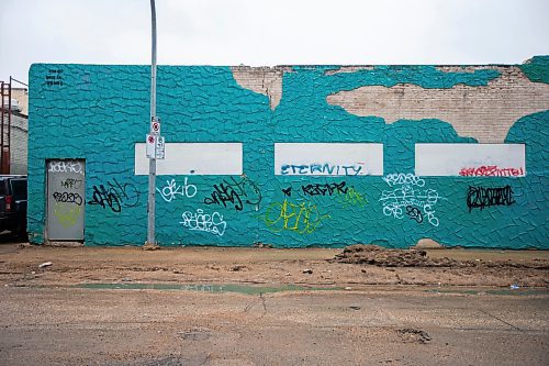 MIKAELA MACKENZIE / WINNIPEG FREE PRESS

Graffiti on a vacant building on Adelaide Street downtown in Winnipeg on Friday, April 14, 2023. For Joyanne story.

Winnipeg Free Press 2023.