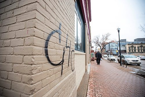 MIKAELA MACKENZIE / WINNIPEG FREE PRESS

Graffiti tags on William Avenue downtown in Winnipeg on Friday, April 14, 2023. For Joyanne story.

Winnipeg Free Press 2023.