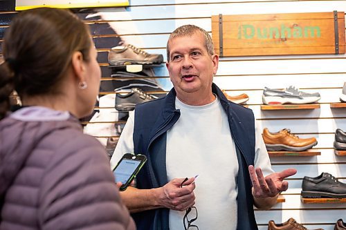 MIKAELA MACKENZIE / WINNIPEG FREE PRESS

Rich Hildebrand, director of sales at Canadian Footwear, speaks with the Free Press about graffiti downtown in Winnipeg on Friday, April 14, 2023. For Joyanne story.

Winnipeg Free Press 2023.