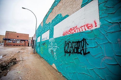 MIKAELA MACKENZIE / WINNIPEG FREE PRESS

Graffiti on a vacant building on Adelaide Street downtown in Winnipeg on Friday, April 14, 2023. For Joyanne story.

Winnipeg Free Press 2023.