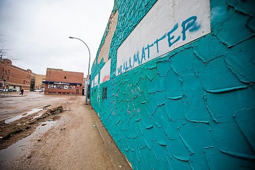 MIKAELA MACKENZIE / WINNIPEG FREE PRESS

Graffiti on a vacant building on Adelaide Street downtown in Winnipeg on Friday, April 14, 2023. For Joyanne story.

Winnipeg Free Press 2023.