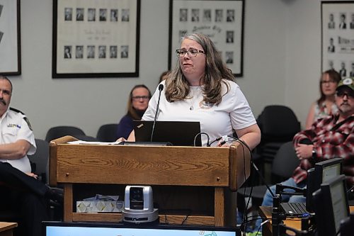 Bee City Brandon chairperson Sherry Punak-Murphy told Brandon City Council Monday that her organization plans to rework the defunct Eleanor Kidd Gardens as a native pollinator garden starting this year. (Colin Slark/The Brandon Sun)