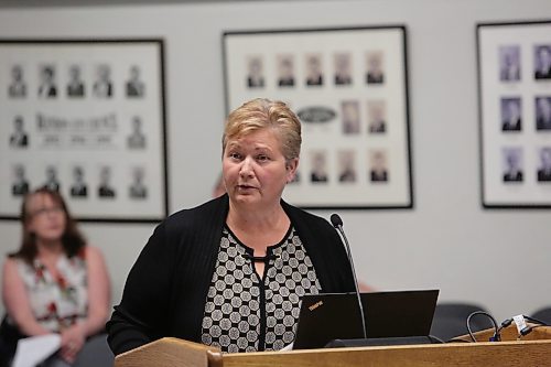 Brandon's director of economic development, Sandy Trudel, gave a presentation to Brandon City Council on Monday calling for the city to raise its accommodation tax from a flat fee of $3 a night to a five per cent levy. (Colin Slark/The Brandon Sun)