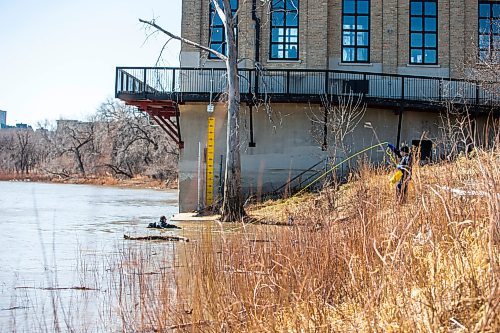 MIKAELA MACKENZIE / WINNIPEG FREE PRESS

Police search the river banks near the Alexander docks in Winnipeg on Monday, April 17, 2023. For Chris Kitching story.

Winnipeg Free Press 2023.