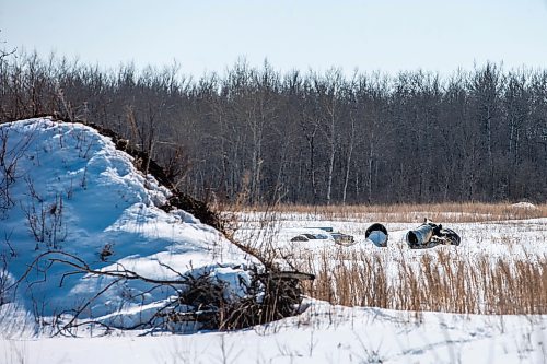 MIKAELA MACKENZIE / WINNIPEG FREE PRESS

The land where a proposed sand processing site borders the Mustard property near Anola on Friday, March 24, 2023. The land has already been clear cut in preparation for the facility. For JS story.

Winnipeg Free Press 2023.