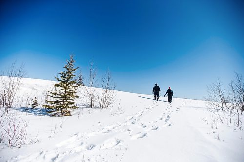 MIKAELA MACKENZIE / WINNIPEG FREE PRESS

Josh and Georgina Mustard show another section of land owned by the sand mining company near Anola on Friday, March 24, 2023. For JS story.

Winnipeg Free Press 2023.