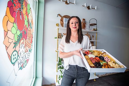 MIKAELA MACKENZIE / WINNIPEG FREE PRESS

Megan McMaster, owner of charcuterie shop Peckish, poses for a photo in her store in Winnipeg on Wednesday, April 19, 2023. For Dave Sanderson story.

Winnipeg Free Press 2023.