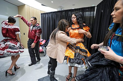 RUTH BONNEVILLE / WINNIPEG FREE PRESS 

LOCAL - Indigenous food/fashion

Photo of local designer. Dawn Flett with her models backstage all dressed in her handmade, original designs for the fashion show.  

Red River College Polytechnic (RRC Polytech) and RBC are hosting the second annual Reaction by Collision event celebrating Indigenous culture and community.  The event highlighted haute couture model runway, delectable cuisines from local chefs, a crafter&#x573; market at the at the Manitou a bi Bii daziigae | RRC Polytech Wednesday. 


See Shelly's story.

April 19th, 2023