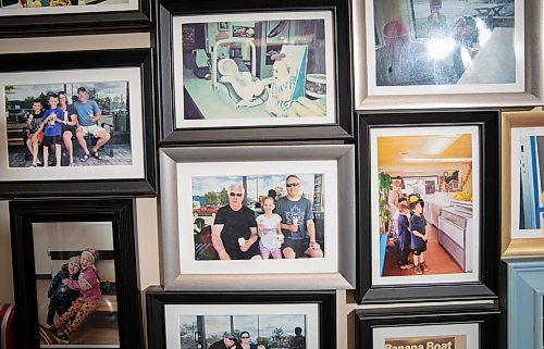JESSICA LEE / WINNIPEG FREE PRESS
Photos of customers enjoying ice cream at Banana Boat are proudly displayed on the shop's walls.