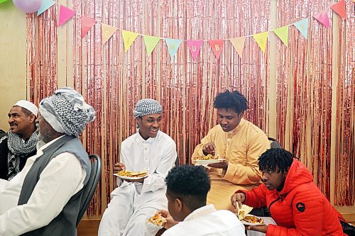 Members of Manitoba’s Muslim community gathered at the Provincial Exhibition of Manitoba Display Building No. II in Brandon on Friday morning in celebration of Eid al-Fitr (festival of breaking the fast). (Tim Smith/The Brandon Sun)