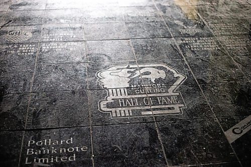 MIKAELA MACKENZIE / WINNIPEG FREE PRESS

The hall of fame tiles on the fifth floor of The Bay, now empty and shuttered before being renovated by the Southern Chiefs' Organization, in Winnipeg on Friday, April 21, 2023.

Winnipeg Free Press 2023.