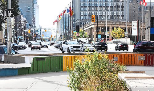 RUTH BONNEVILLE / WINNIPEG FREE PRESS

Local - Portage and Main 

Photo of barricades up at Portage and Main Street looking west down Portage Ave. For story on which mayoral candidates want to bring down the barricades.


Oct 4th,  2022

