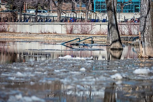 MIKAELA MACKENZIE / WINNIPEG FREE PRESS

The Assiniboine River runs high at The Forks in Winnipeg on Tuesday, April 25, 2023. For Jen story.

Winnipeg Free Press 2023.