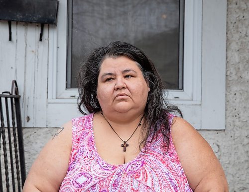JESSICA LEE / WINNIPEG FREE PRESS

Cindy Cook, resident near Selkirk Ave, is photographed at her home April 26, 2023.

Reporter: Malak Abas