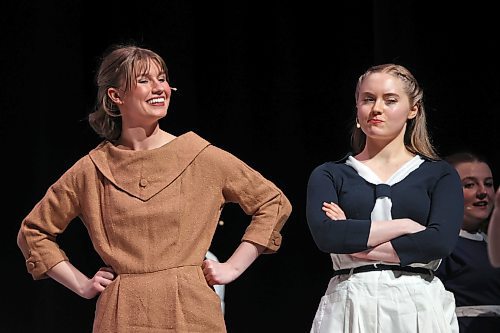 Members of Mecca Productions' presentation of "The Sound of Music" run through a dress rehearsal at the Western Manitoba Centennial Auditorium on Wednesday evening. The production opens tonight with shows running until Sunday. (Tim Smith/The Brandon Sun)