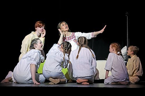 Members of Mecca Productions' presentation of "The Sound of Music" run through a dress rehearsal at the Western Manitoba Centennial Auditorium on Wednesday evening. The production opens tonight with shows running until Sunday. (Tim Smith/The Brandon Sun)