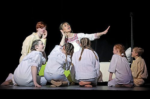 26042023
Members of Mecca Productions presentation of The Sound of Music run through a dress rehearsal at the Western Manitoba Centennial Auditorium on Wednesday evening. The production opens tonight with shows running until Sunday. 
(Tim Smith/The Brandon Sun)