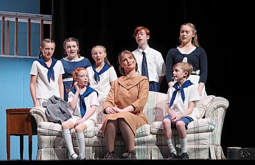 26042023
Members of Mecca Productions presentation of The Sound of Music run through a dress rehearsal at the Western Manitoba Centennial Auditorium on Wednesday evening. The production opens tonight with shows running until Sunday. 
(Tim Smith/The Brandon Sun)