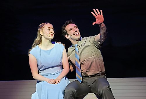 26042023
Members of Mecca Productions presentation of The Sound of Music run through a dress rehearsal at the Western Manitoba Centennial Auditorium on Wednesday evening. The production opens tonight with shows running until Sunday. 
(Tim Smith/The Brandon Sun)