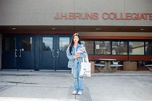 MIKAELA MACKENZIE / WINNIPEG FREE PRESS

Bonnie Chen, a grade 12 student, poses for a photo at J. H. Bruns Collegiate in Winnipeg on Thursday, April 27, 2023. This week, Manitoba Education released more details about the rollout of its new assessment schedule. Chen says exam weeks are a necessary evil that she feels she missed out on and, as a result, she is nervous about attending UBC next year.  For Maggie story.

Winnipeg Free Press 2023.
