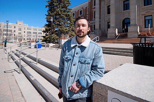 Mike Sudoma/Winnipeg Free Press
U of M walkout co-organizer Levi Newediuk at the University of Manitoba Monday afternoon
May 1, 2023