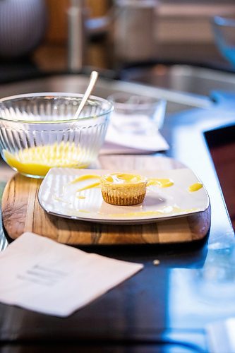 MIKAELA MACKENZIE / WINNIPEG FREE PRESS
 
Jack Taylor, 10, shares a recipe for mini cheesecakes that he&#x2019;s planning on making for his mom, Meghan, this mother&#x2019;s day in Winnipeg on Monday, May 1, 2023. For Eva story.

Winnipeg Free Press 2023.