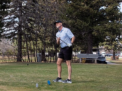 JESSICA LEE / WINNIPEG FREE PRESS

Duane Penner observes where the ball he just hit lands at Pine Ridge Golf Club May 5, 2023.

Reporter: Joshua Frey-Sam