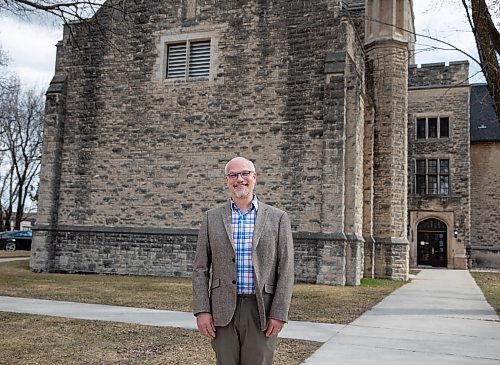 JESSICA LEE / WINNIPEG FREE PRESS

Jonathan Dueck, Vice President Academic and Academic Dean of Canadian Mennonite University, is photographed at CMU May 5, 2023.

Reporter: Maggie Macintosh