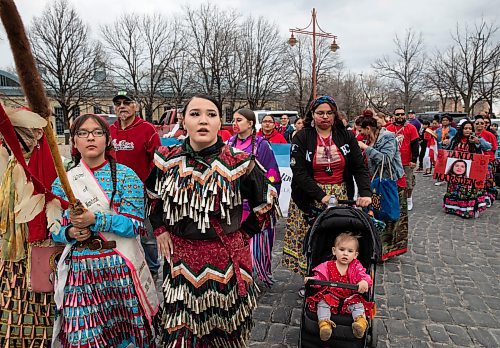 JESSICA LEE / WINNIPEG FREE PRESS

Hundreds gathered at The Forks May 5, 2023 to march to the Legislative Building for National Day of Awareness of Missing and Murdered Indigenous Women and Girls and Two-Spirited Peoples.

Reporter: Gabby Piche
