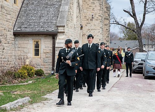 JESSICA LEE / WINNIPEG FREE PRESS

The Royal Winnipeg Rifles are photographed before the coronation service May 6, 2023 at St. John&#x2019;s Anglican Cathedral.

Reporter: Tyler Searle