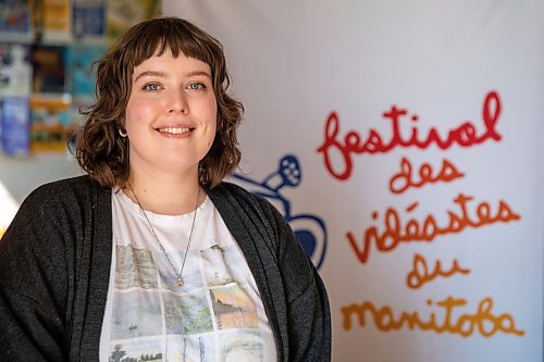 Marta Guerrero / La Liberté/Winnipeg Free Press
Coordonatrice du Festival des vidéastes du Manitoba, Émilie Michalik a elle aussi pris part aux ateliers de tournages avec les élèves participant au festival. 