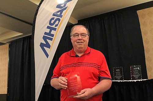 Daryl Ford was inducted into the Manitoba High Schools Athletic Association Hall of Fame in Winnipeg on Saturday. (Thomas Friesen/The Brandon Sun)