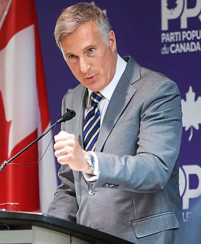 RUTH BONNEVILLE / WINNIPEG FREE PRESS 

Local - Maxime Bernier news conference i

PPC leader, Maxime Bernier, announces that he is running for a federal seat in a coming byelection in rural Manitoba, Portage-Lisgar riding, at presser held in Portage Friday. 

The seat was previously held by Candice Bergen, who was the Conservative party's interim leader last year and who stepped down as a member of Parliament in February.

See Malak for story. 

May 12th,, 2023