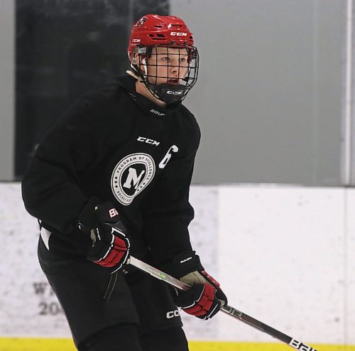 Defenceman Jack Swaenepoel of Souris was taken 138th overall by the Brandon Wheat Kings. (Perry Bergson/The Brandon Sun)