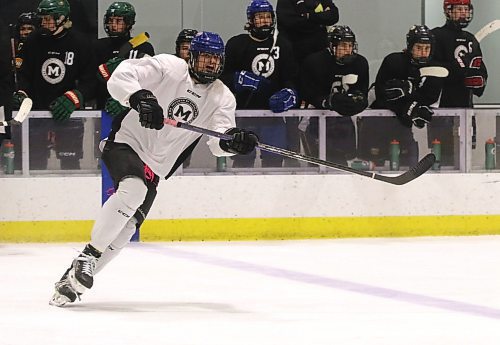 Defenceman Kaden Allan of Hamiota was grabbed early in the second round, 24th overall, by the Spokane Chiefs. (Perry Bergson/The Brandon Sun)