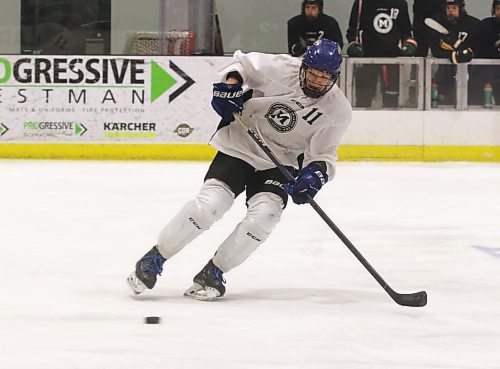 Forward Cole Hunter of Oakburn was the third Westman pick by the Spokane Chiefs, going in the seventh round, 134th overall. (Perry Bergson/The Brandon Sun)