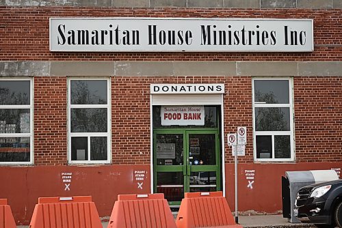 The Samaritan House Food Bank has seen an increase in new families using it's services since July of last year. (Geena Mortfield/The Brandon Sun)