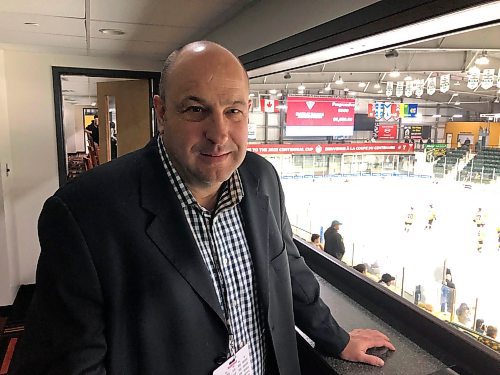 MIKE SAWATZKY / WINNIPEG FREE PRESS

CJHL president Andy Harkness 
2023