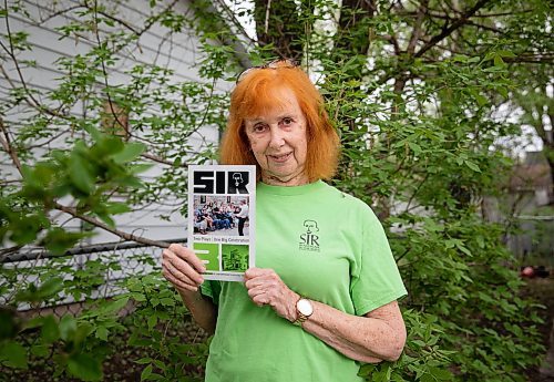 JESSICA LEE / WINNIPEG FREE PRESS

Joan Dennison, a volunteer for Shakespeare in the Ruins, poses for a photo near her St.Vital home on May 17, 2023.

Reporter: Aaron Epp