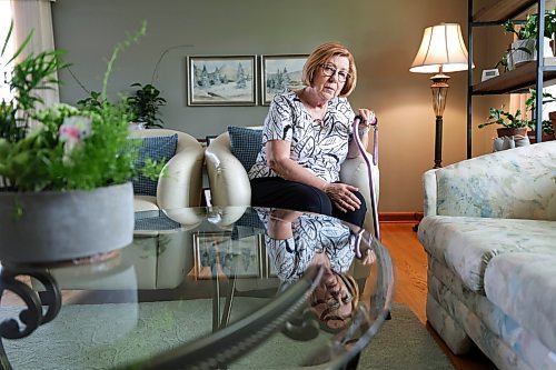 RUTH BONNEVILLE / WINNIPEG FREE PRESS 

LOCAL - waitlist

Portrait of Judith Perras at her home in River Heights, 

Judith Perras, a retired health-care worker, suffers chronic pain from a back injury and regularly visits the Pain Care program at HSC. She's been a patient there for five years, but was told yesterday there's a significant backlog due to increased demand. Instead of a regular appointment, she's been placed on a will-call list in case someone else cancels.

Katie May

Reporter


May 17th,, 2023