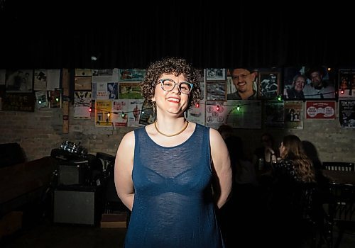 JESSICA LEE / WINNIPEG FREE PRESS

Suzie Martin, Artistic Director of Theatre Projects Manitoba, poses for a photo on May 17, 2023 at the High and Lonesome Club where they announced their 2023-2024 season.

Reporter: Ben Waldman