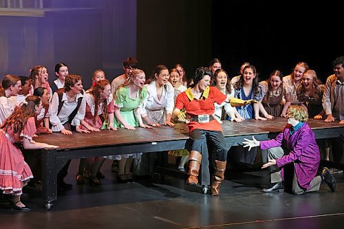 Students from Brandon schools filled the Western Manitoba Centennial Auditorium on Thursday for Mecca Productions' presentation of "Disney's Beauty and the Beast Jr." The musical opened Thursday and runs until Saturday. (Tim Smith/The Brandon Sun)